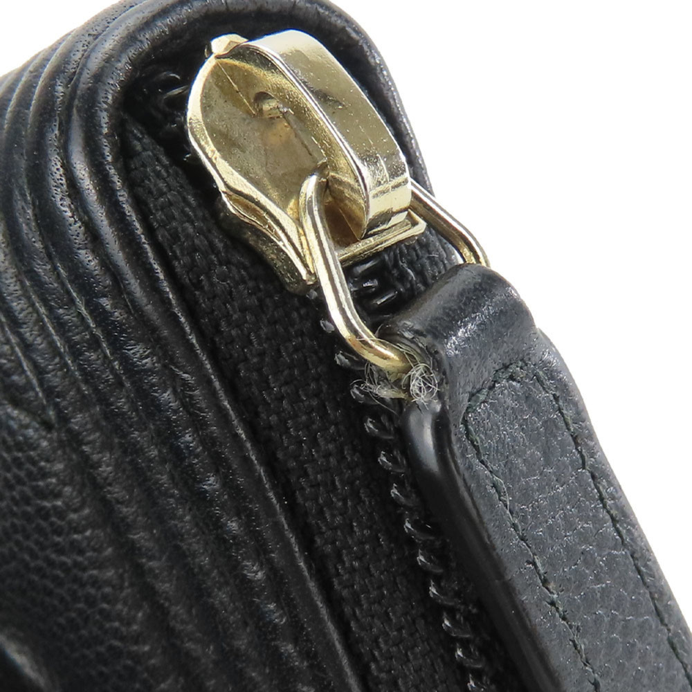 CHANEL Authentic Black Caviar Leather Wallet - Picture 6 of 11